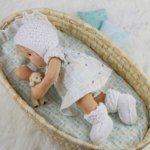 Bonnet & Booties PDF Knitting Pattern