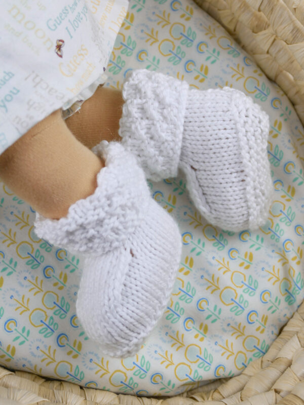 Bonnet & Booties PDF Knitting Pattern - Image 3