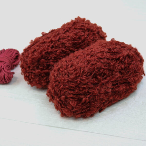 Premium Mohair Pack for Polly - Cherry