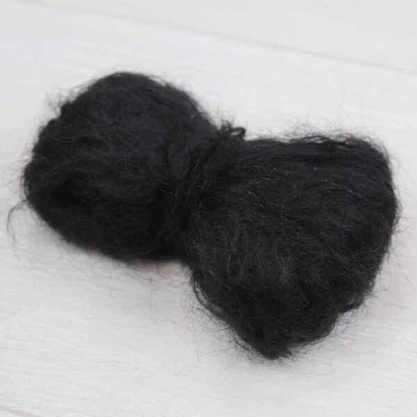 Brushable Mohair for Baby Molly - Raven