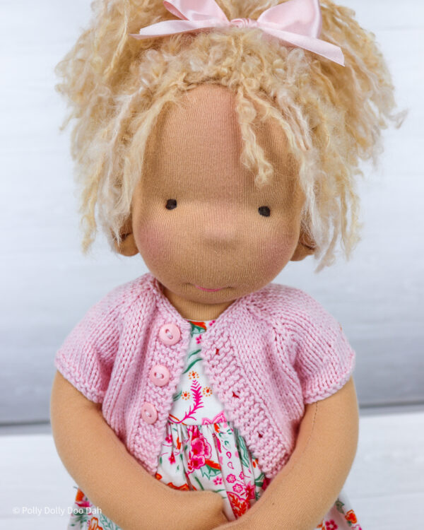 Cropped Cardy PDF Knitting Pattern - Image 2