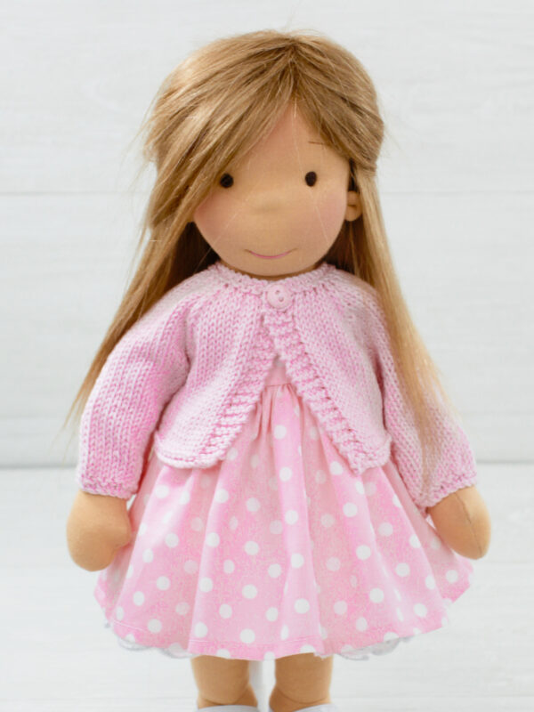Little Dolly Dot's Cardigan PDF Knitting Pattern - Image 6