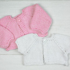 Little Dolly Dot's Cardigan PDF Knitting Pattern