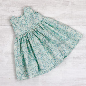 Sleeveless Dress - Mint Ivory Fabric